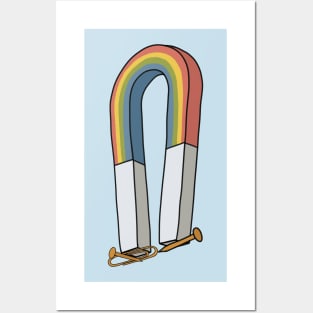 Magnetic Rainbow Posters and Art